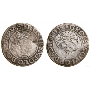 Polen, Pfennig, 1538, Danzig