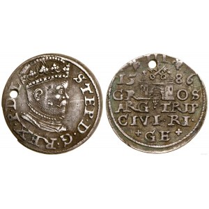Poland, trojak, 1586, Riga