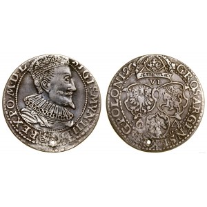 Poland, sixpence, 1596, Malbork