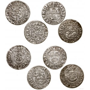 Polska, zestaw 7 x półtorak, 1619, 2 x 1622, 2 x 1623, 1624, 1625, Bydgoszcz