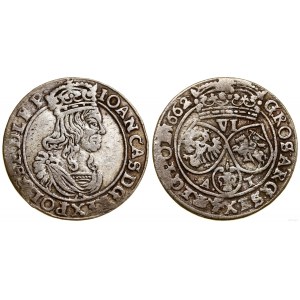 Polen, Sechspfennig, 1662 AT, Kraków