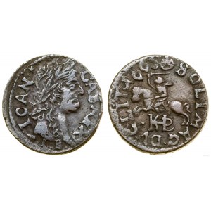 Poland, copper shilling, 1665 TLB / HKPL, Vilnius