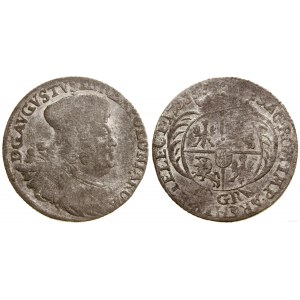 Polska, 8 groszy - dwuzłotówka, 1753, Lipsk