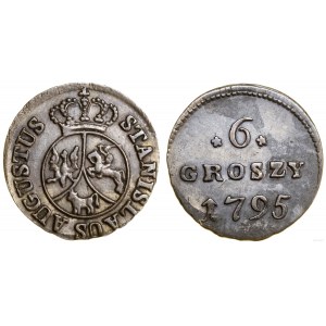 Poland, 6 copper pennies, 1795, Warsaw