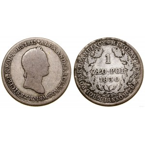 Polska, 1 złoty, 1830 FH, Warszawa