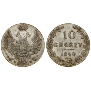 Poland, 10 groszy, 1840 MW, Warsaw