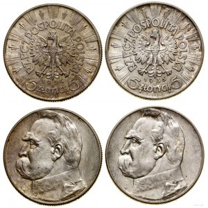 Poland, set of 2 x 5 gold, 1934, 1935, Warsaw