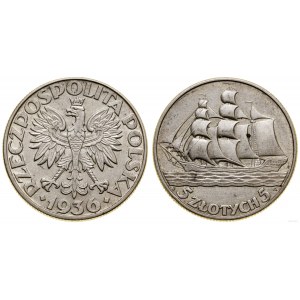 Poland, 5 zloty, 1936, Warsaw