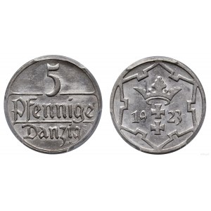Polska, 5 fenigów, 1923, Berlin