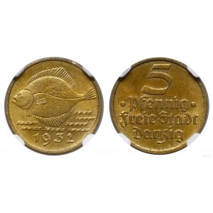 Polska, 5 fenigów, 1932, Berlin