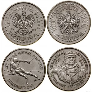 Poland, set of 2 x 20,000 zlotys, Warsaw