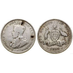 Australia, 2 shillings (florin), 1912, London