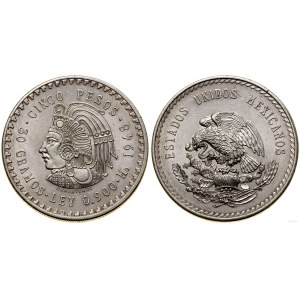 Meksyk, 5 peso, 1948 Mo, Meksyk