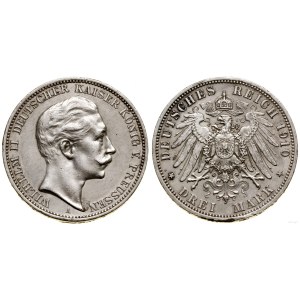 Germany, 3 marks, 1910 A, Berlin