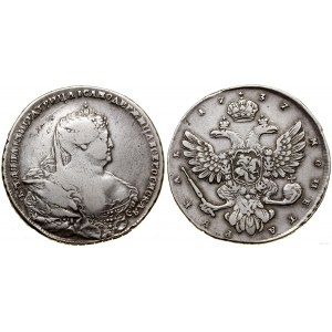 Rosja, rubel, 1737, Moskwa