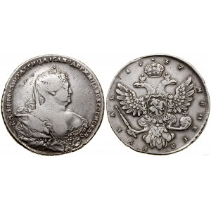 Russia, ruble, 1737, Moscow