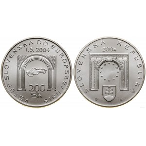 Słowacja, 200 koron, 2004, Kremnica