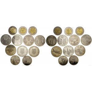 Ukraina, zestaw 12 monet