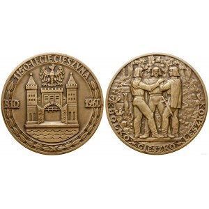 Polska, medal na 1150 lat Cieszyna, 1960, Warszawa