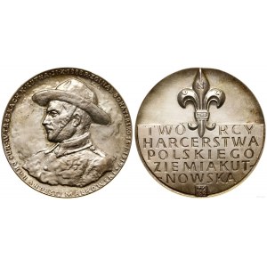 Polska, medal Andrzej Małkowski - twórca harcerstwa, 1988, Warszawa