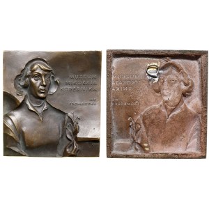 Poland, plaque of the Nicolaus Copernicus Museum in Frombork, 1989
