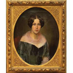 PORTRAIT OF A WOMAN, mid-19th century.