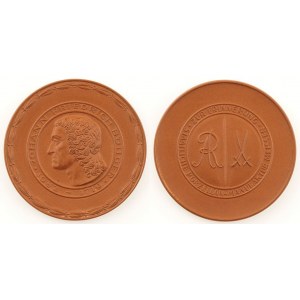 MEDAL, JOHANN FRIEDRICH BÖTTGER, Meissen, 20th century.