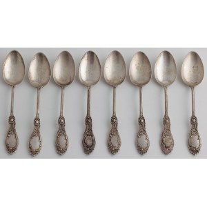 EIGHT Spoons, Germany, 20th century.