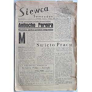 SIEWCA. Semeador. Curitiba, niedziela, 12 maja 1957, nr 17/18 (419). Format 23/33 cm. s. 12...