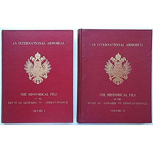 AN INTERNATIONAL ARMORIAL. The Historical File of the House of Leopardi of Constantinople. Volume I/II...