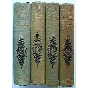 SIENKIEWICZ HENRYK. [Trilogie. Bände I - IV]. Boston 1898/1899/1900.Herausgegeben von Little, Brown, and Company. Drucken...