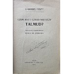 GOSSEL I. (Kazateľ v Kameni). Čo je Talmud a čo nás učí? Z nemčiny preložila Marja Blumberg....