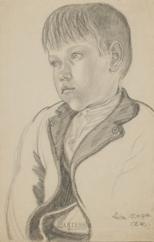 Zygmunt Kamiński (1888-1969), Portret chłopca , 1912