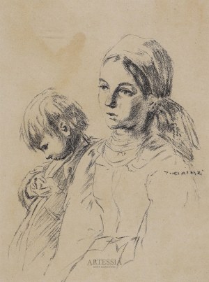Józef Chełmoński (1849-1914), Matka , 1903