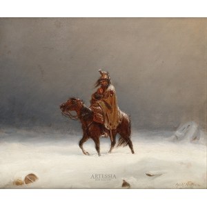 Adolph Northen (1828-1876), Return from under Moscow