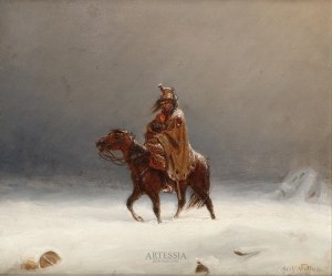 Adolph Northen (1828-1876), Powrót spod Moskwy