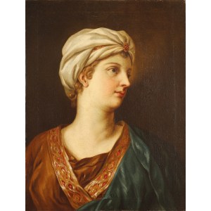 Pierre Sublerays (1699-1749), nach, Büste einer Frau mit Turban, 18. Jahrhundert.