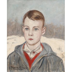 Wlastimil Hofman (1881-1970), Portret Józefa Huczko ,1958