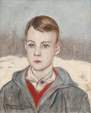 Wlastimil Hofman (1881-1970), Portret Andrzeja Huczko ,1958