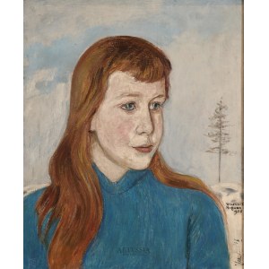 Wlastimil Hofman (1881-1970), Porträt von Ewa Winciun geb. Huczko , 1958