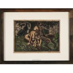 Wladyslaw Zurawski (1888-1963), Family of Fauns , 1936