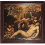 Artist unrecognized, Venetian school?, 17th century, Mourning Christ