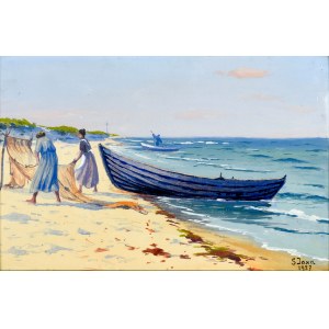 Soter JAXA-MAŁACHOWSKI (1867-1952), An der Ostsee, 1927