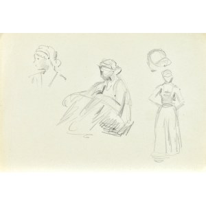 Stanislaw ŻURAWSKI (1889-1976), Sketches of women