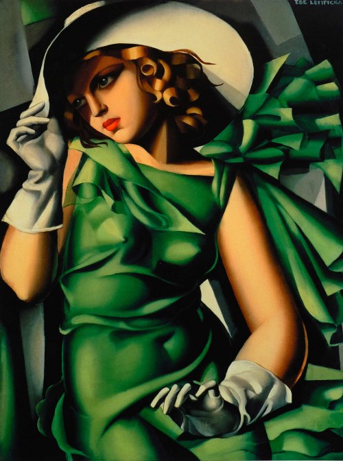 Tamara Łempicka, Young Lady with Gloves (54 ze 100), 2014