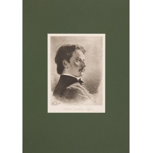 Artur Grottger(1837-1867),Porträt des Malers Tepa