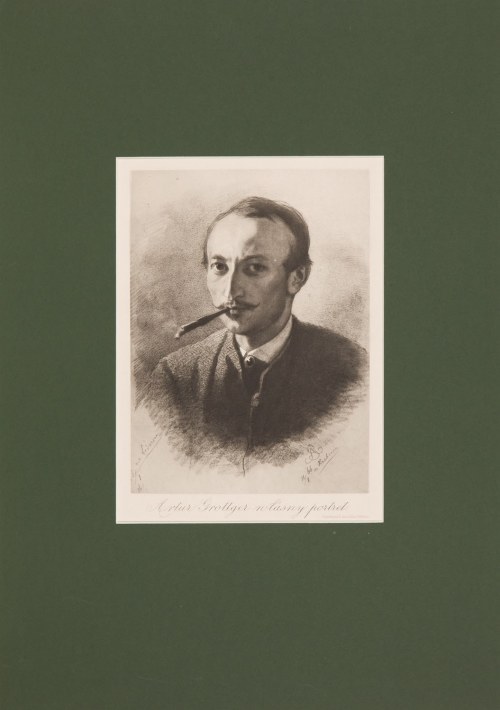 Artur Grottger(1837-1867),Własny portret