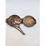 Persian powder magazine with spoon,18thw