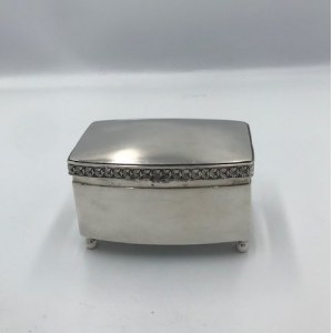 silver box sugar bowl