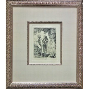 AN,Adam i Ewa wg Rembrandta,1890(?)